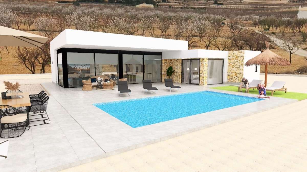 3 soverom Villa til salgs i Pinoso med svømmebasseng garasje - € 570 000 (Ref: 10104236)