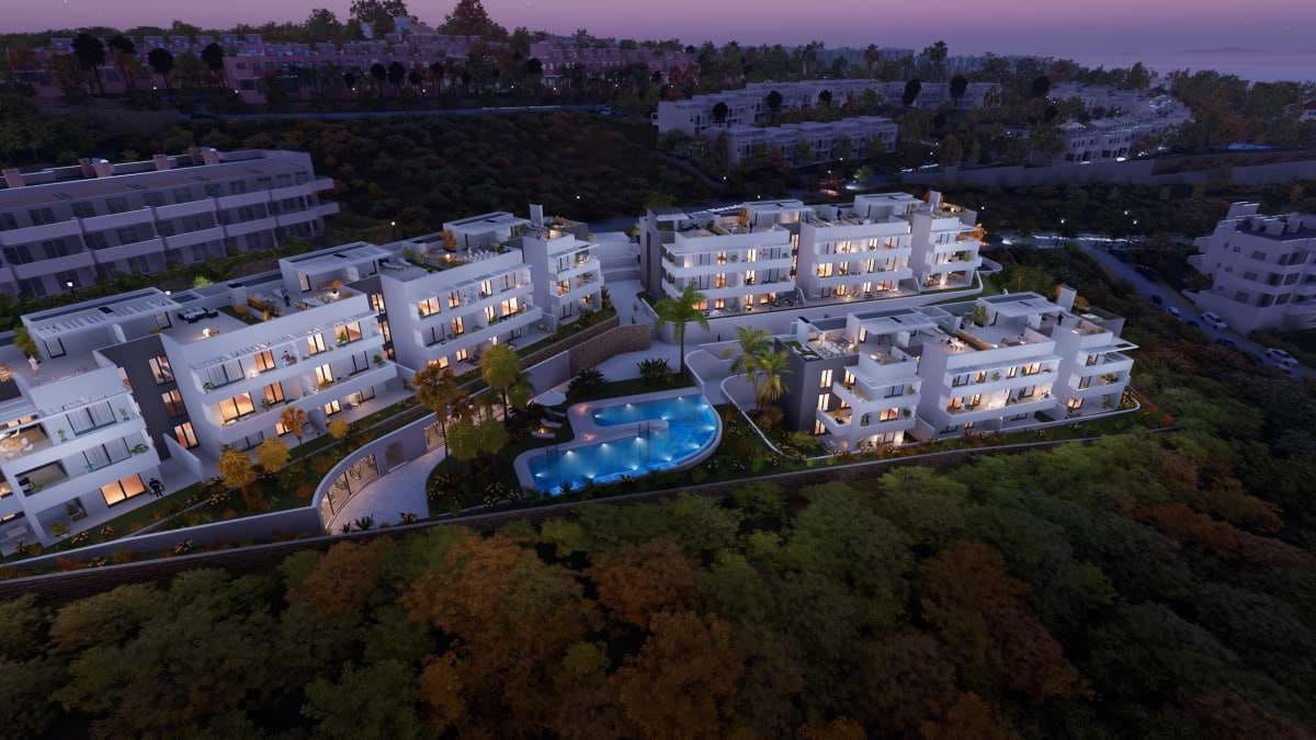 3 sypialnia Apartament na sprzedaż w Manilva z basenem garażem - 460 885 € (Ref: 10117292)