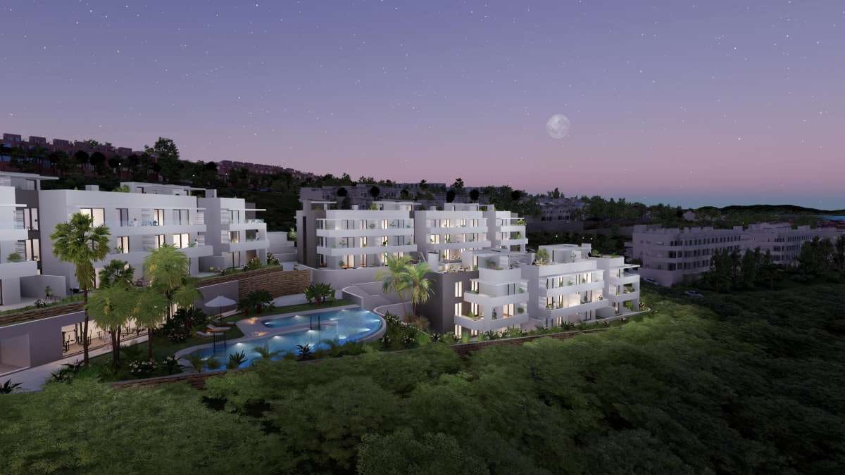 3 sypialnia Apartament na sprzedaż w Manilva z basenem garażem - 460 885 € (Ref: 10117292)