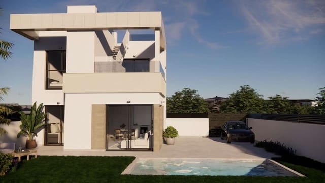 3 chambre Maison de Ville à vendre à Orihuela Costa, Orihuela avec piscine garage - 385 900 € (Ref: 10117371)