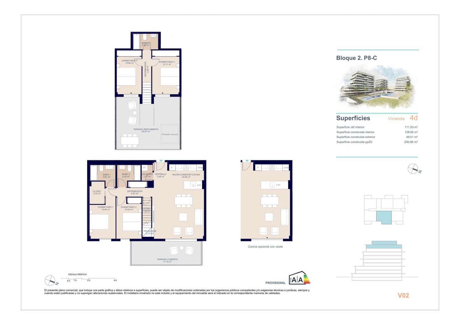 3 bedroom Apartment for sale in La Villajoyosa / Vila Joiosa with pool garage - € 655,000 (Ref: 10124838)