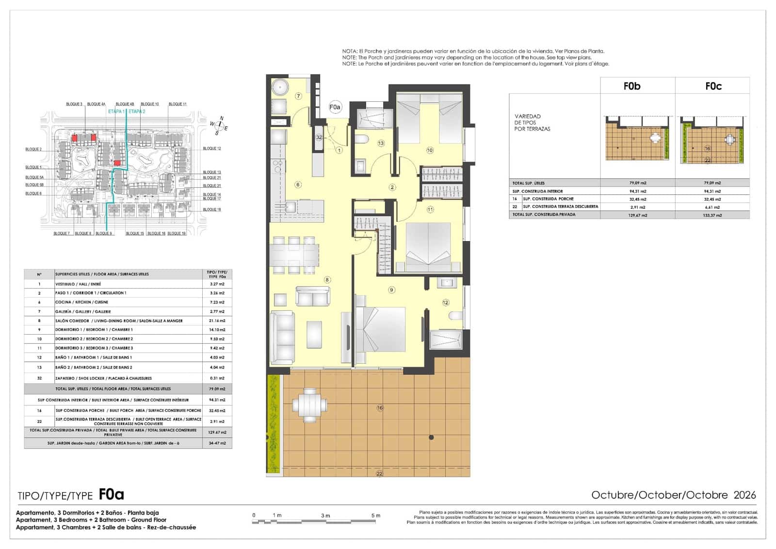 3 slaapkamer Appartement te koop in La Hoya met zwembad garage - € 431.000 (Ref: 10181734)