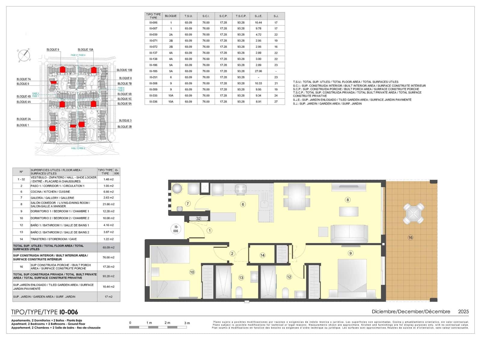 2 slaapkamer Appartement te koop in San Juan de los Terreros met zwembad garage - € 264.000 (Ref: 10185588)