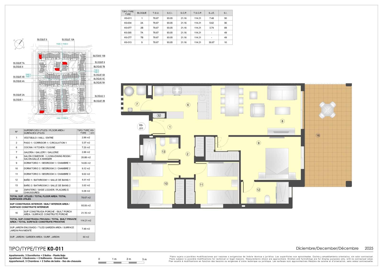 3 sypialnia Apartament na sprzedaż w San Juan de los Terreros z basenem garażem - 293 000 € (Ref: 10185593)