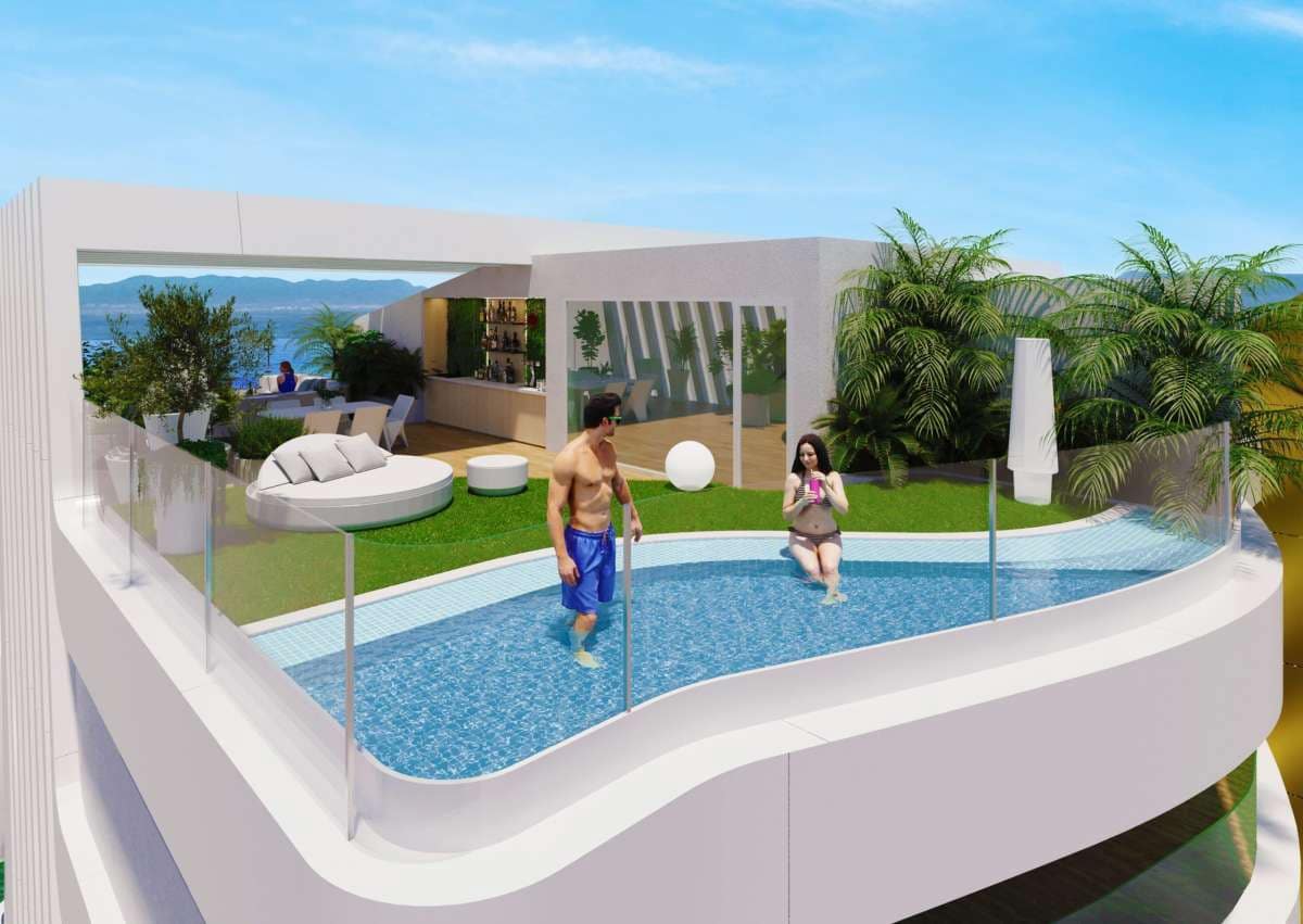 2 bedroom Apartment for sale in La Manga del Mar Menor with pool garage - € 549,000 (Ref: 10185743)