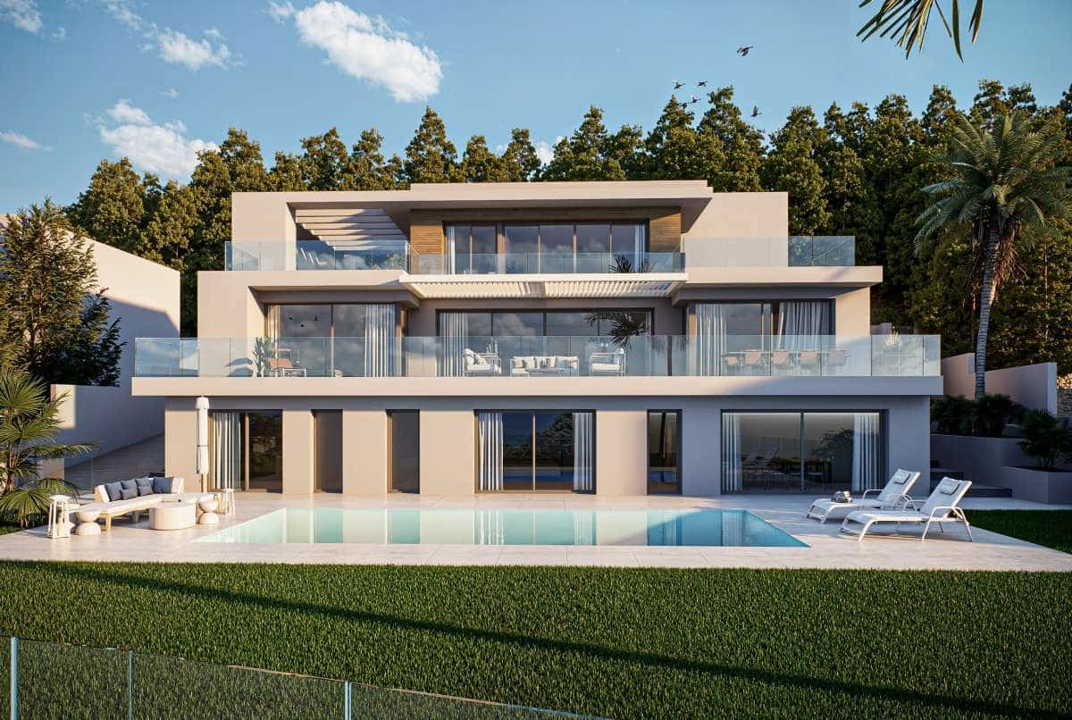 4 sypialnia Willa na sprzedaż w Altea z basenem garażem - 2 690 000 € (Ref: 9047761)