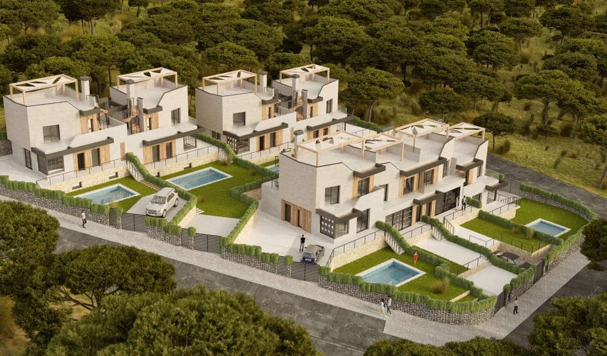 3 soveværelse Semi-Rækkehus til salg i Polop med swimmingpool garage - € 523.160 (Ref: 9048226)