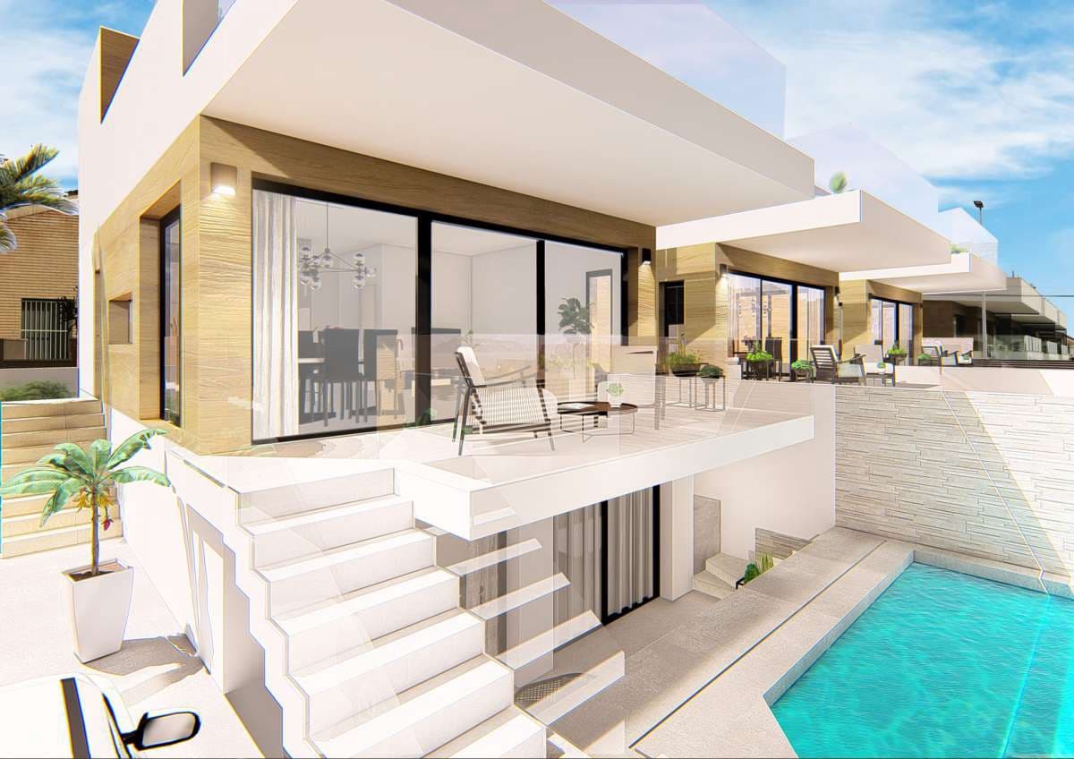 4 soveværelse Byhus til salg i La Mata med swimmingpool garage - € 820.000 (Ref: 9048376)
