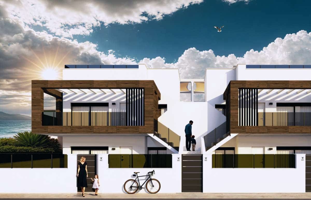 2 soveværelse Bungalow til salg i San Pedro del Pinatar med garage - € 276.000 (Ref: 9070393)