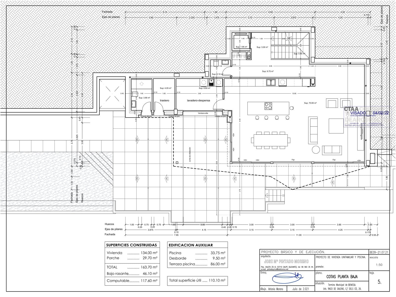 4 bedroom Villa for sale in Benissa with pool garage - € 2,450,000 (Ref: 9380935)