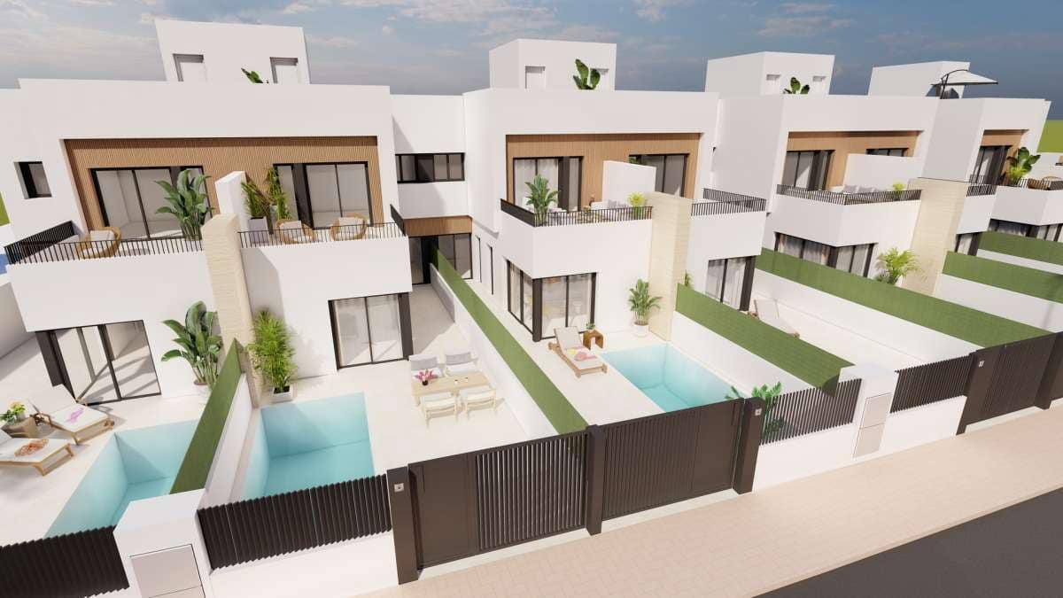 3 soverom Hus til salgs i Santiago de la Ribera med svømmebasseng garasje - € 379 000 (Ref: 9381037)