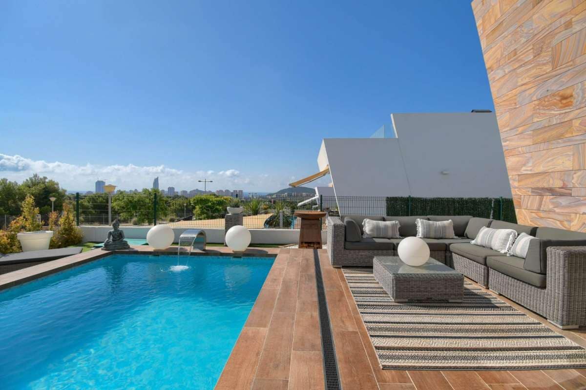 2 sypialnia Willa na sprzedaż w Finestrat z basenem garażem - 630 000 € (Ref: 9381068)