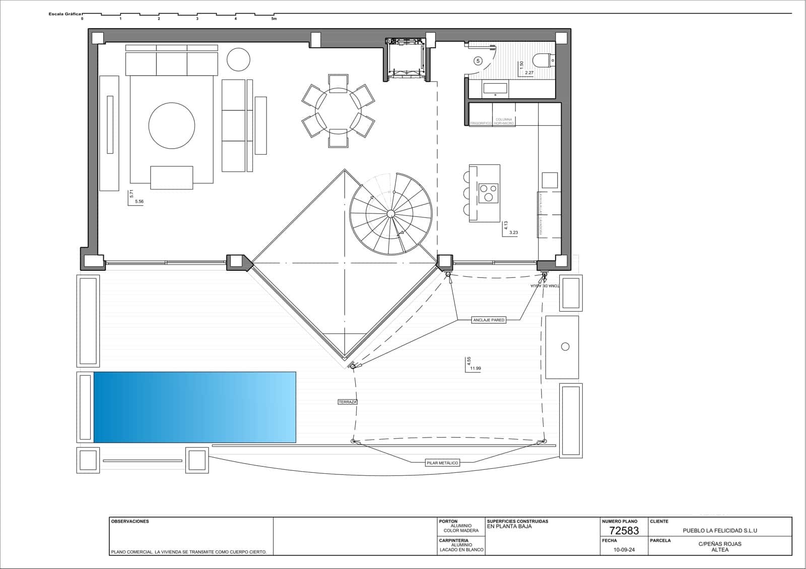 4 sypialnia Willa na sprzedaż w Altea z basenem garażem - 2 146 000 € (Ref: 9381084)
