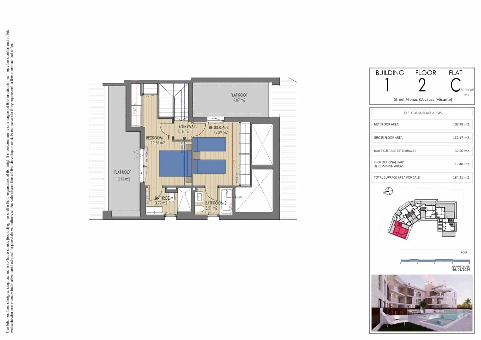 4 bedroom Apartment for sale in Javea / Xabia with pool - € 618,000 (Ref: 9381119)