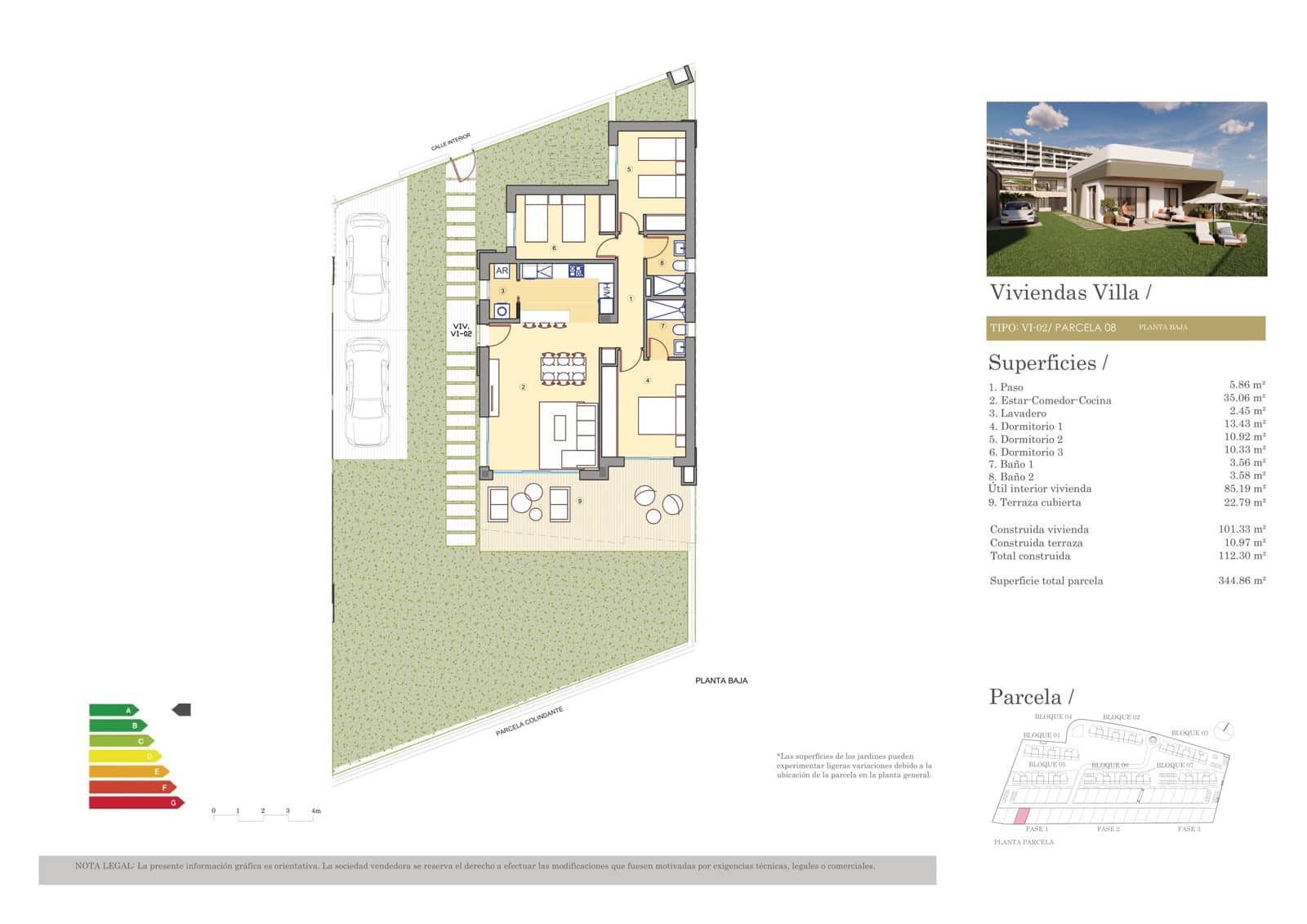 3 soverom Villa til salgs i Muchamiel / Mutxamel med svømmebasseng garasje - € 460 000 (Ref: 9381164)