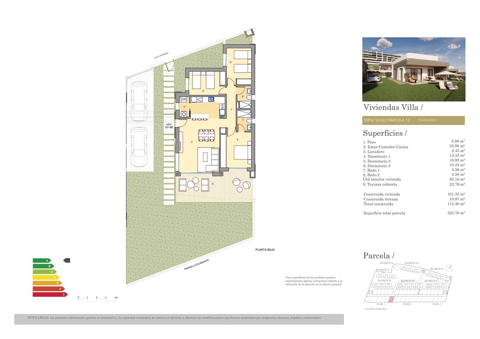 3 soverom Villa til salgs i Muchamiel / Mutxamel med svømmebasseng garasje - € 460 000 (Ref: 9381164)