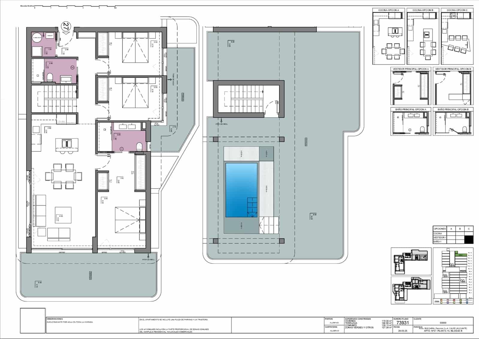 3 sypialnia Apartament na sprzedaż w Calpe / Calp z basenem garażem - 1 672 000 € (Ref: 9381178)