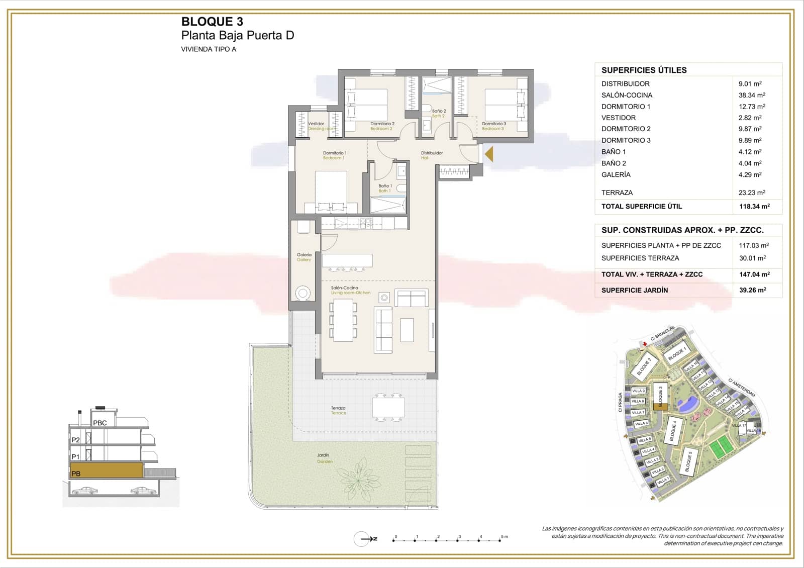 3 slaapkamer Appartement te koop in Finestrat met zwembad garage - € 515.000 (Ref: 9386944)