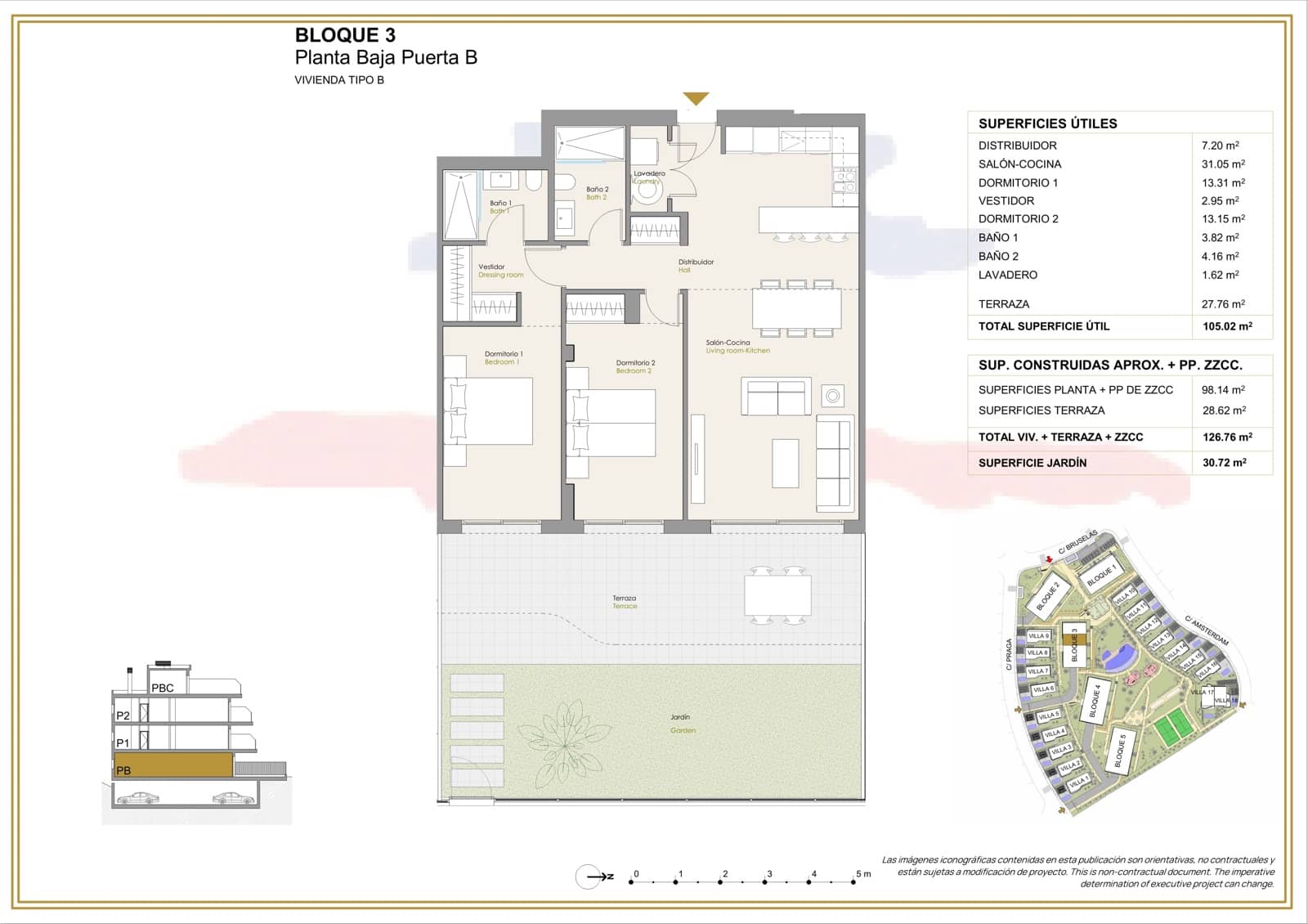 2 quarto Apartamento para venda em Finestrat com piscina garagem - 450 000 € (Ref: 9386945)