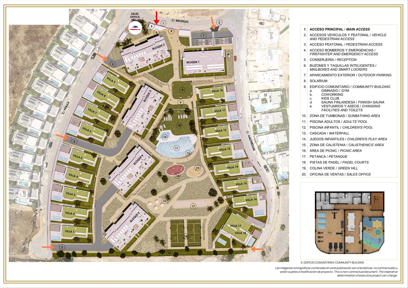 2 camera da letto Appartamento in vendita in Finestrat con piscina garage - 450.000 € (Rif: 9386953)