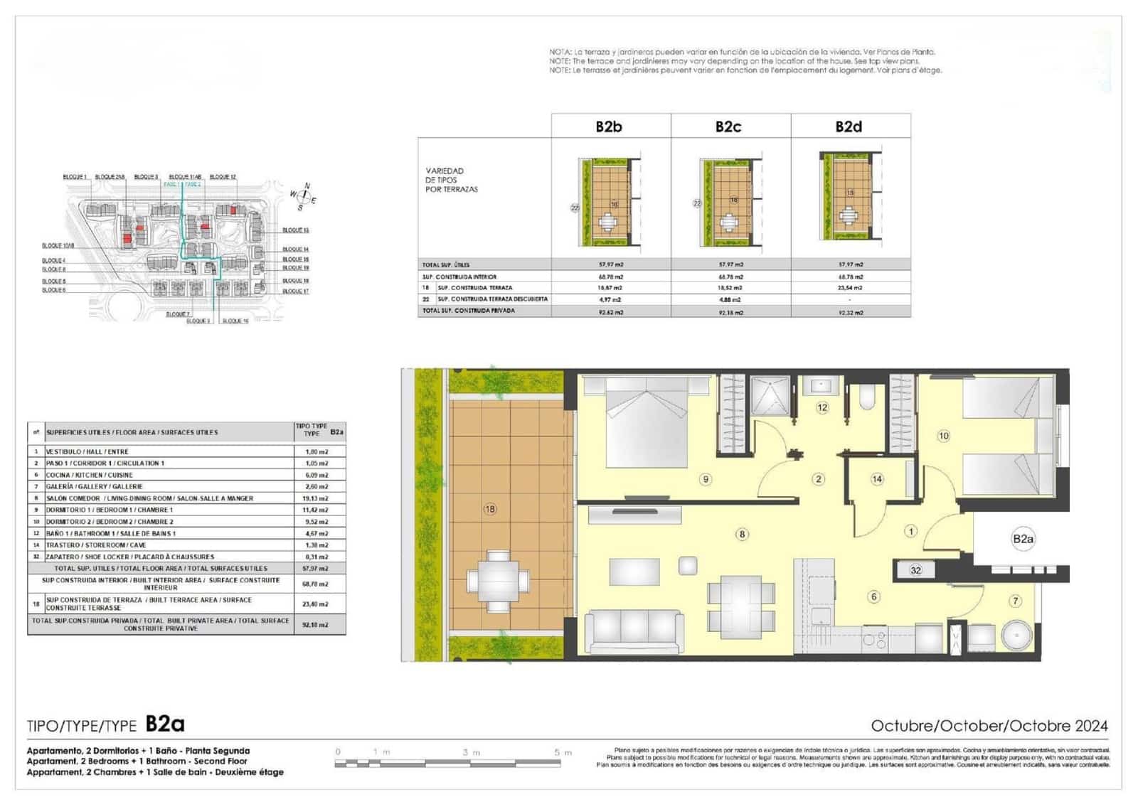 2 bedroom Apartment for sale in Torrevieja with pool garage - € 293,000 (Ref: 9511305)
