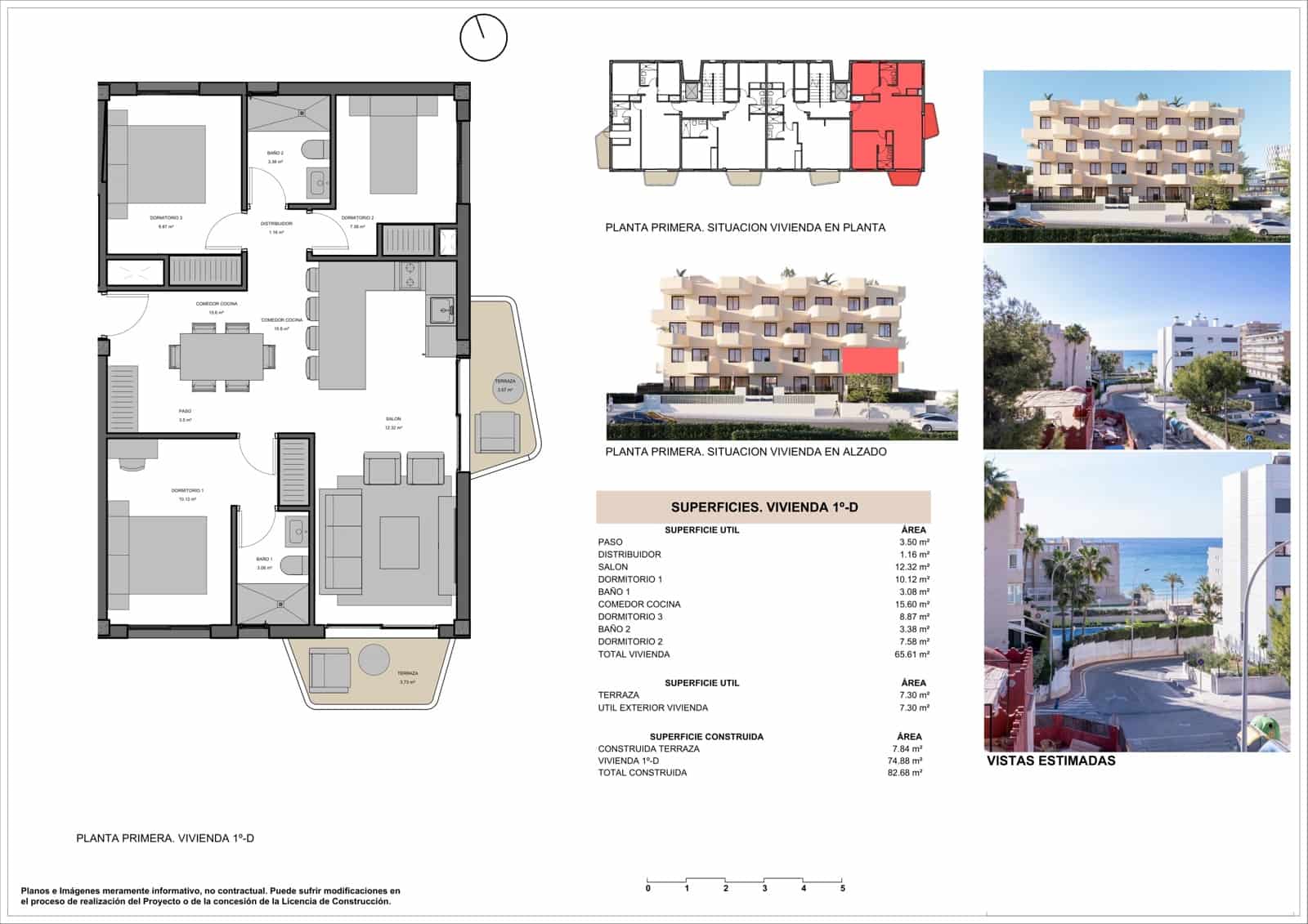 2 sovrum Lägenhet till salu i El Campello med pool garage - 400 000 € (Ref: 9511306)