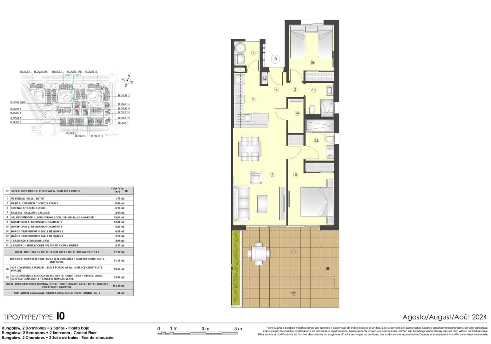 2 bedroom Apartment for sale in Torrevieja with pool garage - € 340,000 (Ref: 9518000)