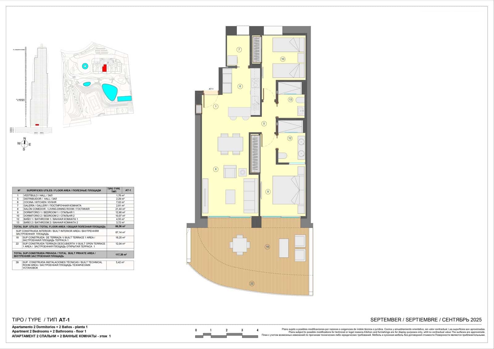 2 sovrum Lägenhet till salu i Benidorm med pool garage - 730 000 € (Ref: 9525799)
