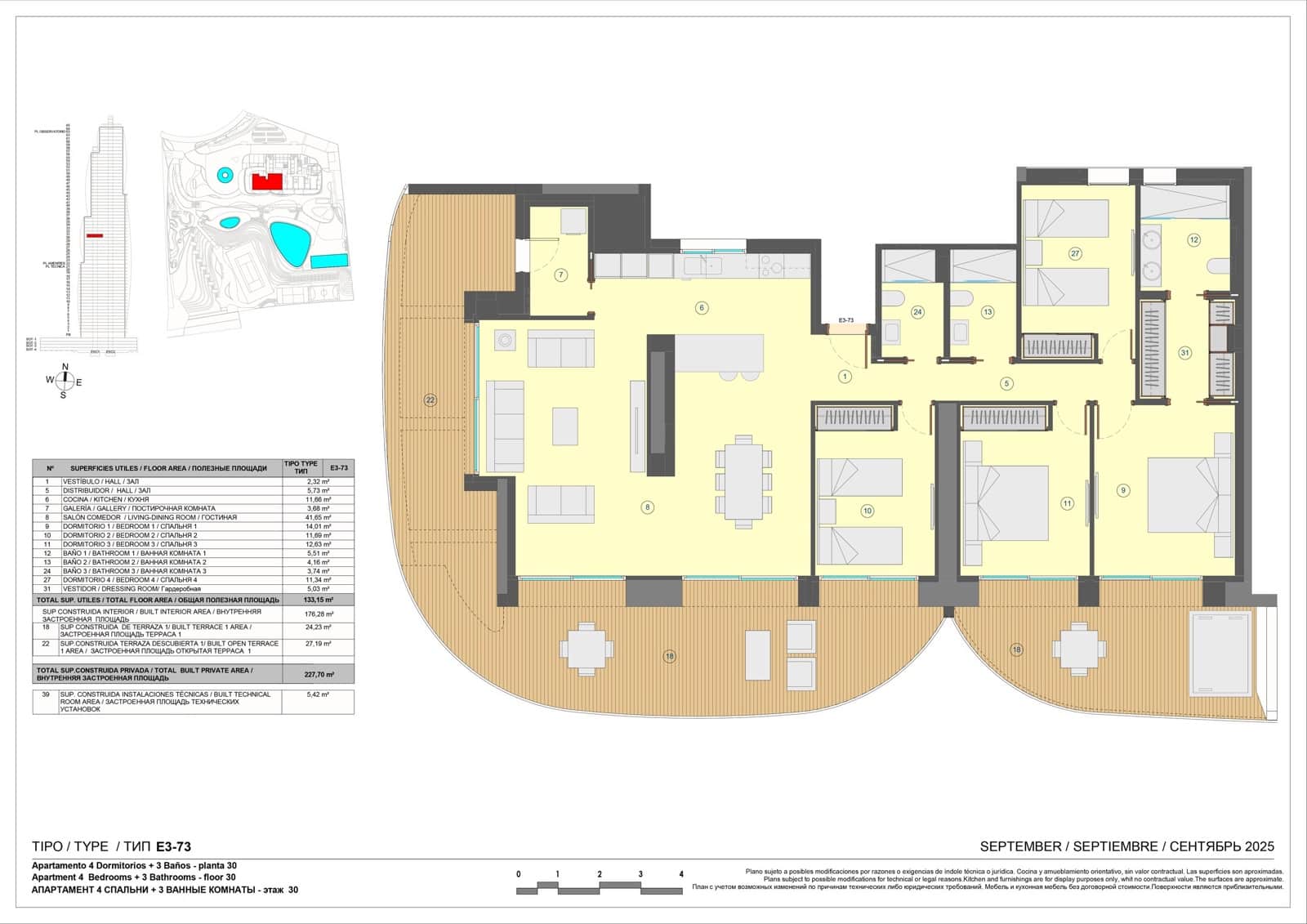 4 bedroom Apartment for sale in Benidorm with pool garage - € 2,092,000 (Ref: 9529077)