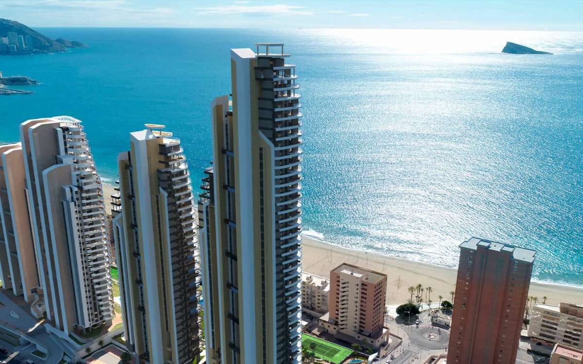 2 sypialnia Apartament na sprzedaż w Benidorm z basenem garażem - 843 000 € (Ref: 9550317)