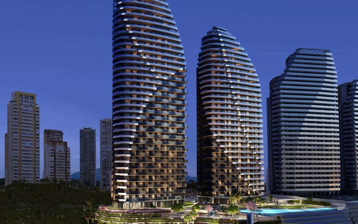 3 sypialnia Apartament na sprzedaż w Benidorm z basenem garażem - 2 038 000 € (Ref: 9550322)