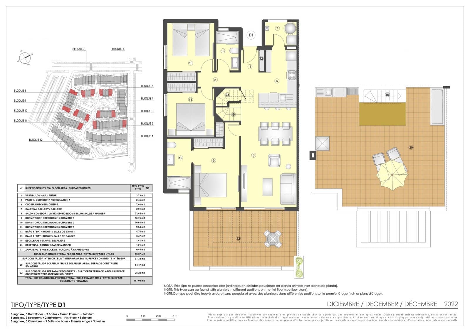 3 soveværelse Lejlighed til salg i Pulpi med swimmingpool garage - € 374.000 (Ref: 9573433)