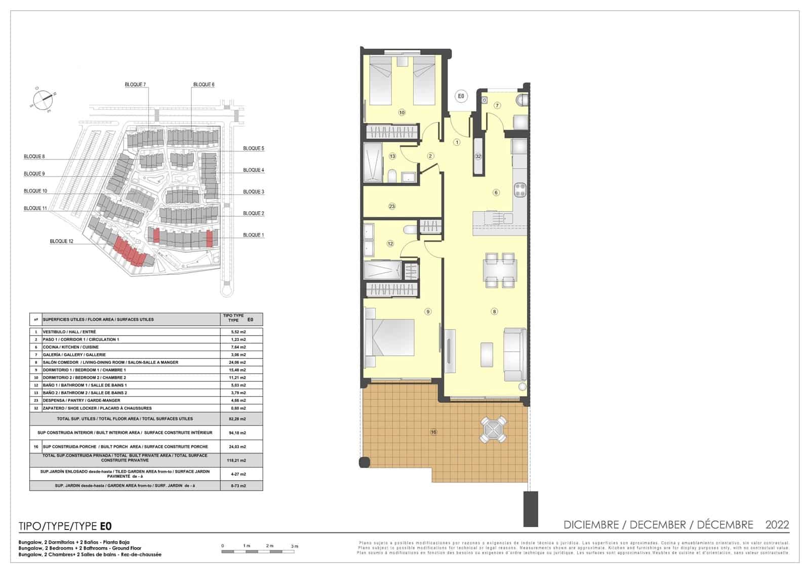 2 soveværelse Lejlighed til salg i Pulpi med swimmingpool garage - € 391.000 (Ref: 9573435)
