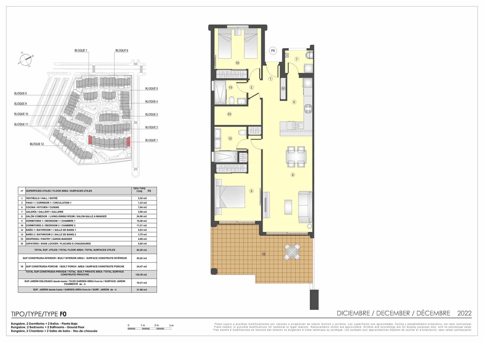2 soveværelse Lejlighed til salg i Pulpi med swimmingpool garage - € 399.000 (Ref: 9573436)