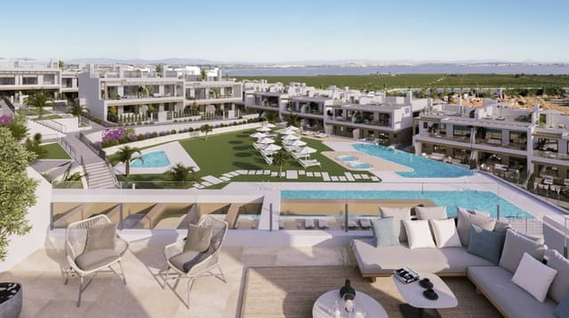 2 chambre Appartement à vendre à El Chaparral - La Siesta - La Torreta, Torrevieja avec piscine garage - 298 000 € (Ref: 9593265)