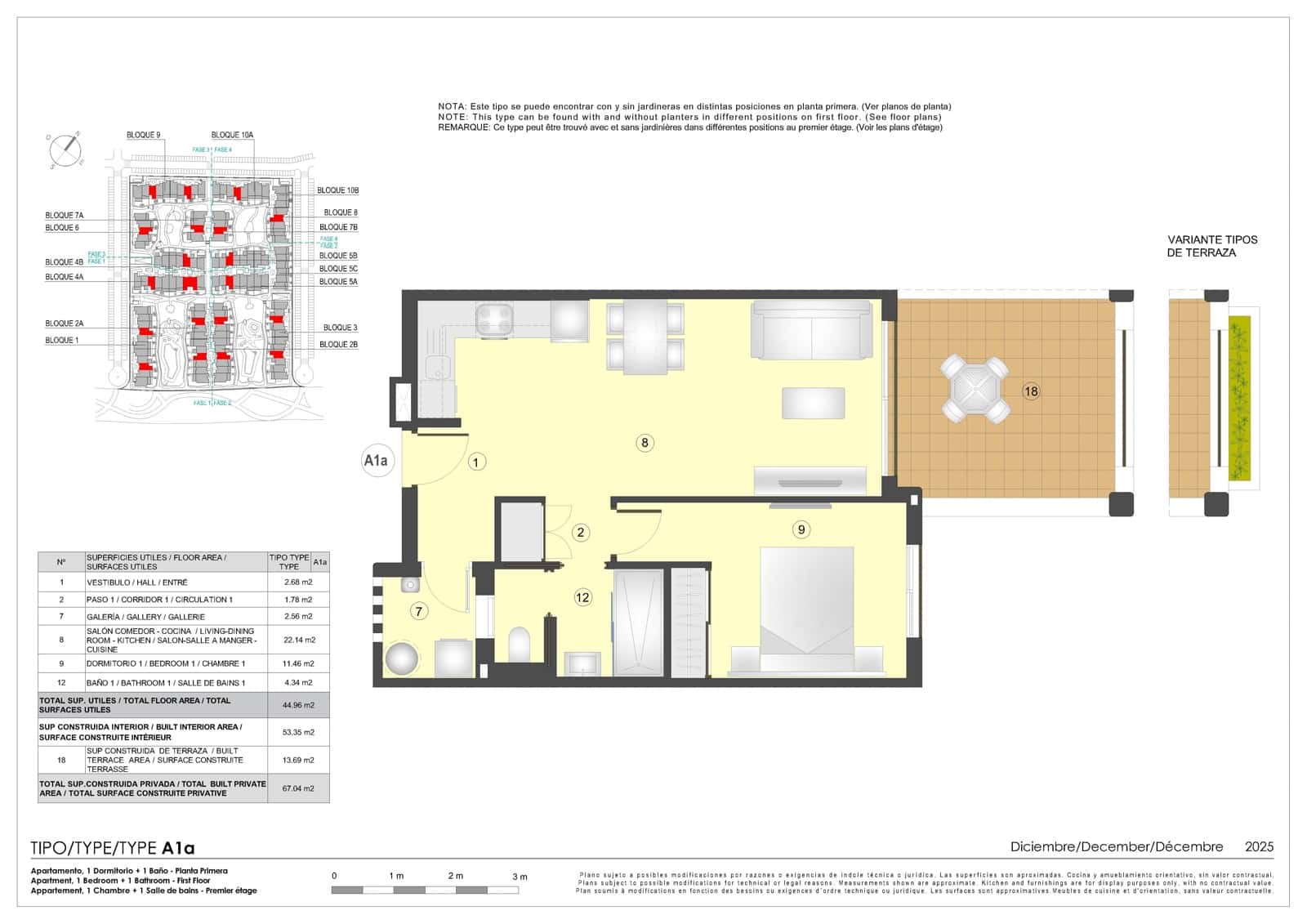 1 slaapkamer Appartement te koop in San Juan de los Terreros met zwembad garage - € 160.000 (Ref: 9598377)