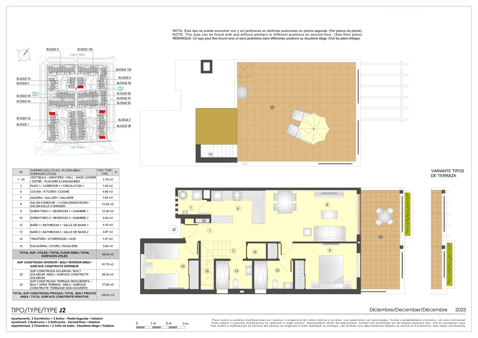 2 sovrum Lägenhet till salu i Pulpi med pool garage - 252 000 € (Ref: 9598379)