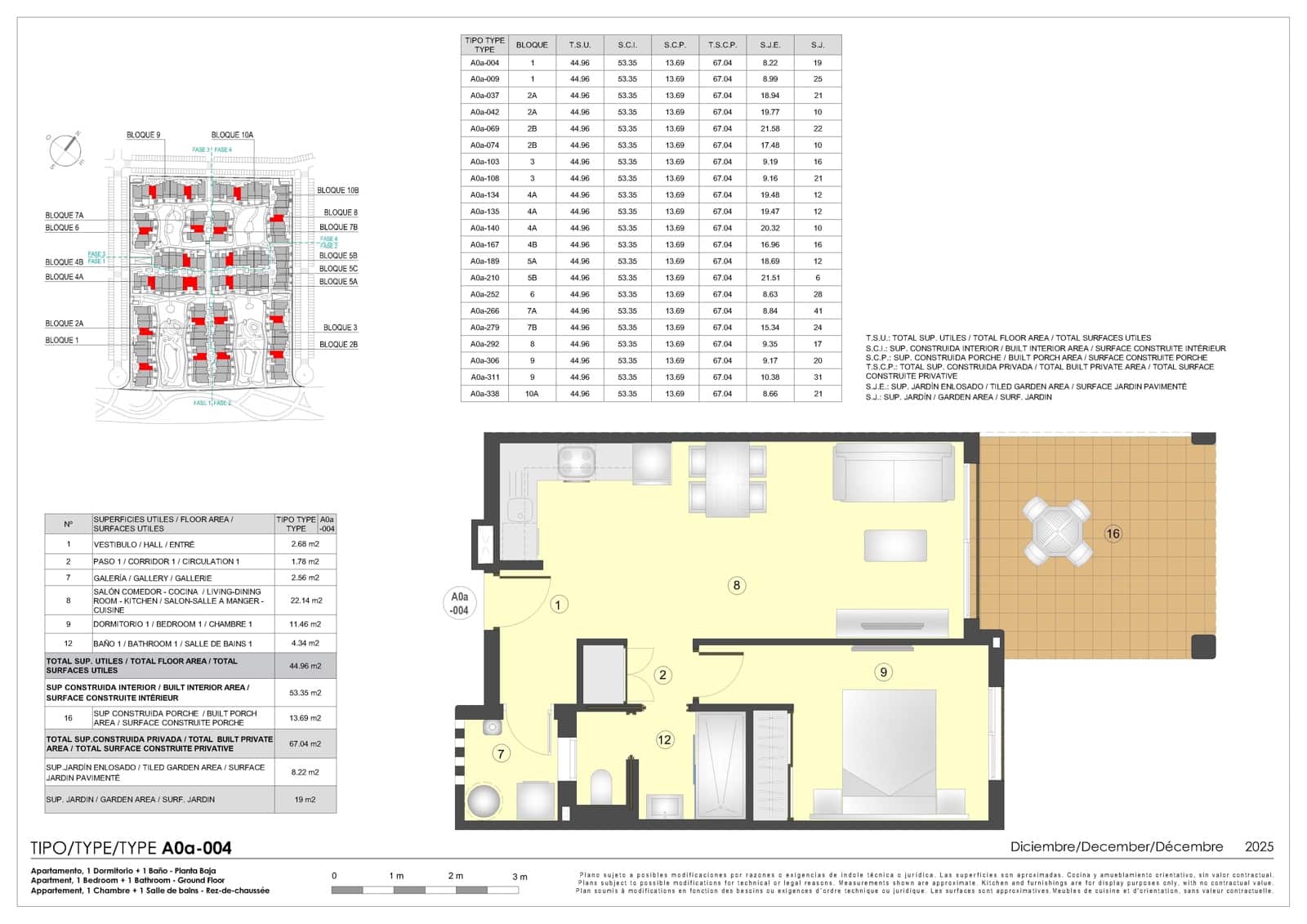 1 sypialnia Apartament na sprzedaż w San Juan de los Terreros z basenem garażem - 175 000 € (Ref: 9598381)