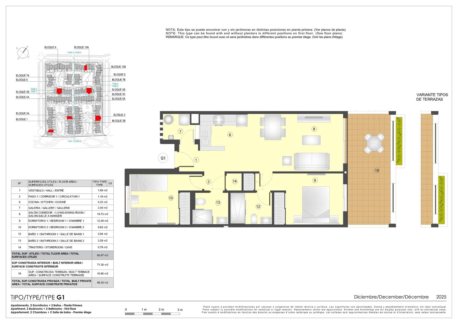 2 soverom Leilighet til salgs i Pulpi med svømmebasseng garasje - € 203 000 (Ref: 9598383)