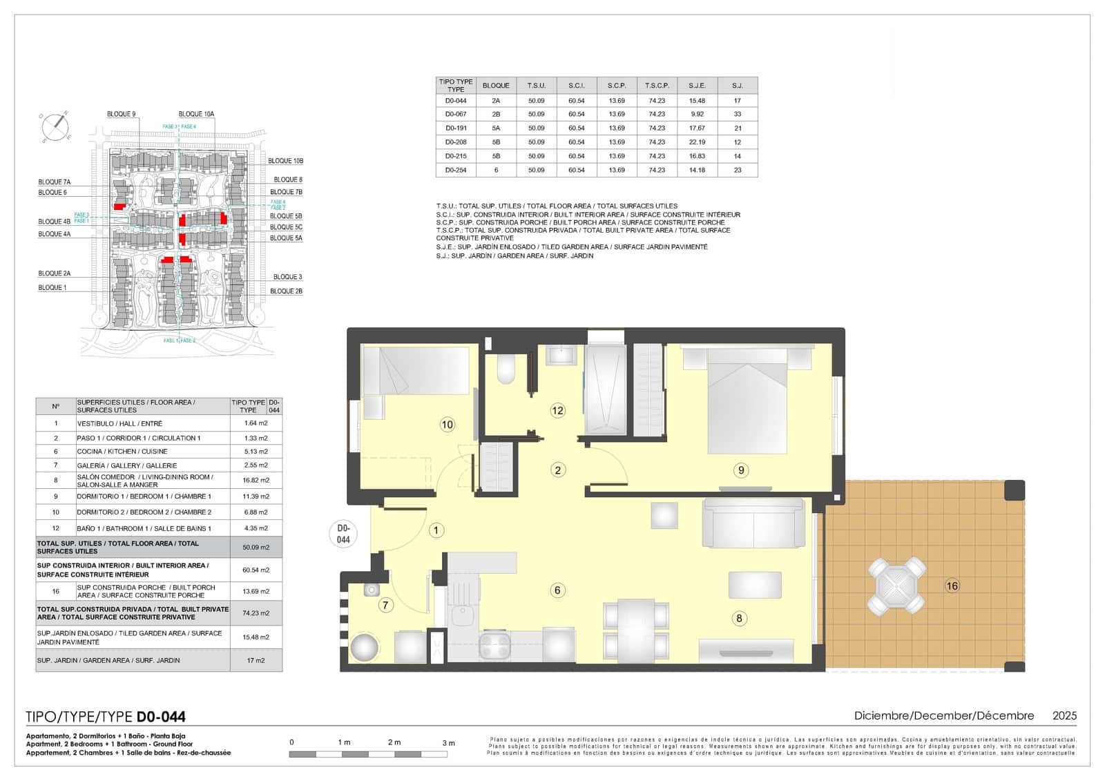 2 soverom Leilighet til salgs i Pulpi med svømmebasseng garasje - € 215 000 (Ref: 9603636)