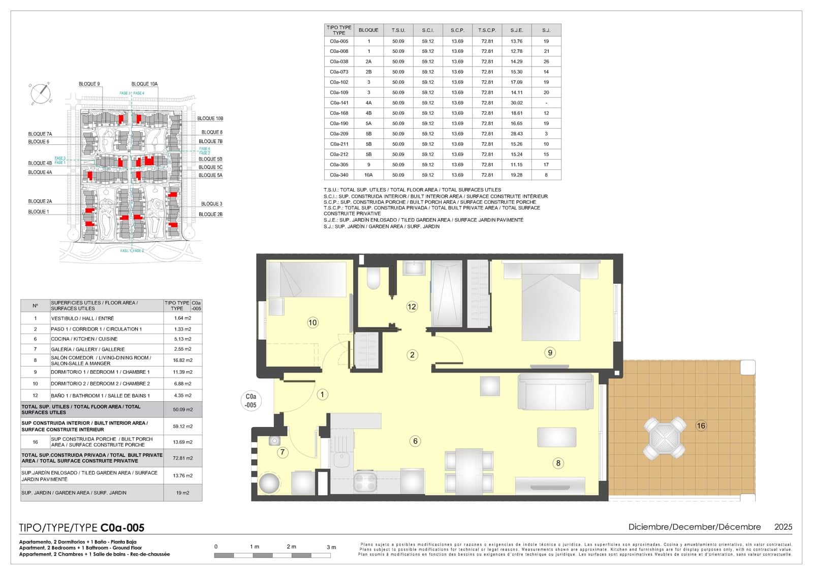 2 bedroom Apartment for sale in Pulpi with pool garage - € 196,000 (Ref: 9603638)