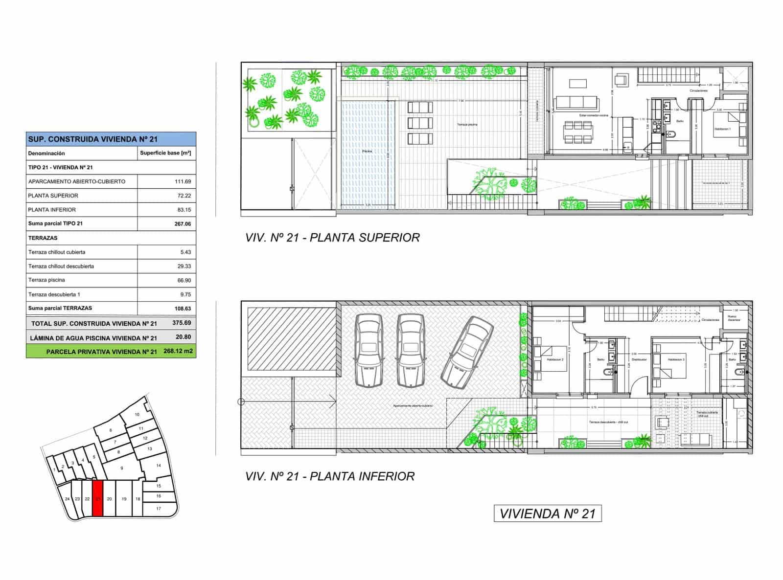 Chalet de 3 habitaciones en La Nucia en venta con piscina garaje - 680.709 € (Ref: 9610532)