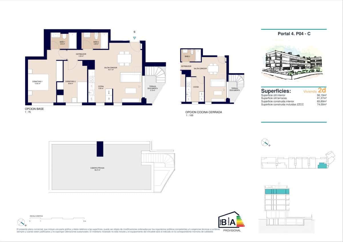 2 chambre Appartement à vendre à Alicante ville avec piscine garage - 256 000 € (Ref: 9635201)