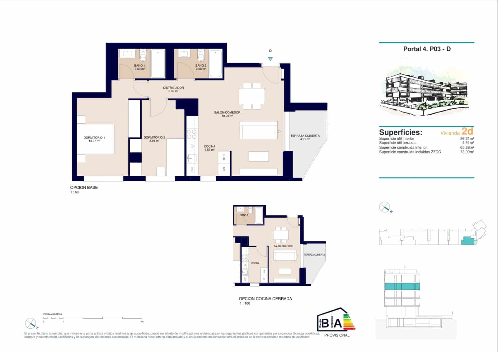 2 chambre Appartement à vendre à Alicante ville avec piscine garage - 256 000 € (Ref: 9635201)
