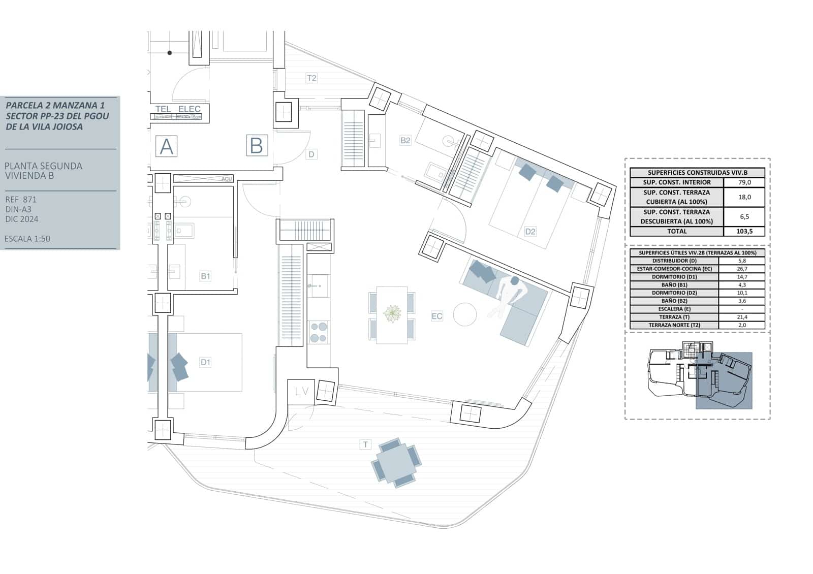 Apartamento de 2 habitaciones en La Villajoyosa / Vila Joiosa en venta con piscina - 495.000 € (Ref: 9635206)