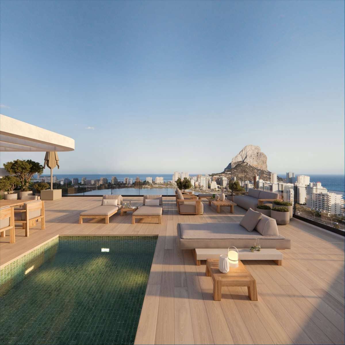 2 Zimmer Apartment zu verkaufen in Calpe / Calp mit Garage - 375.000 € (Ref: 9672847)