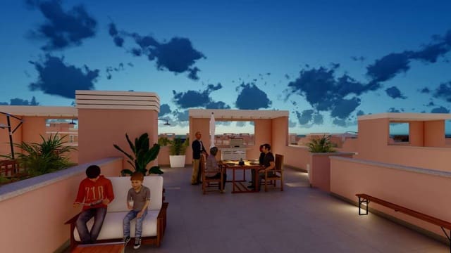 3 sypialnia Apartament na sprzedaż w Pilar de la Horadada ciudad, Pilar de la Horadada z basenem garażem - 354 900 € (Ref: 9672897)