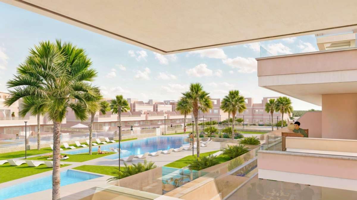 3 sypialnia Apartament na sprzedaż w Pilar de la Horadada z basenem garażem - 354 900 € (Ref: 9672897)
