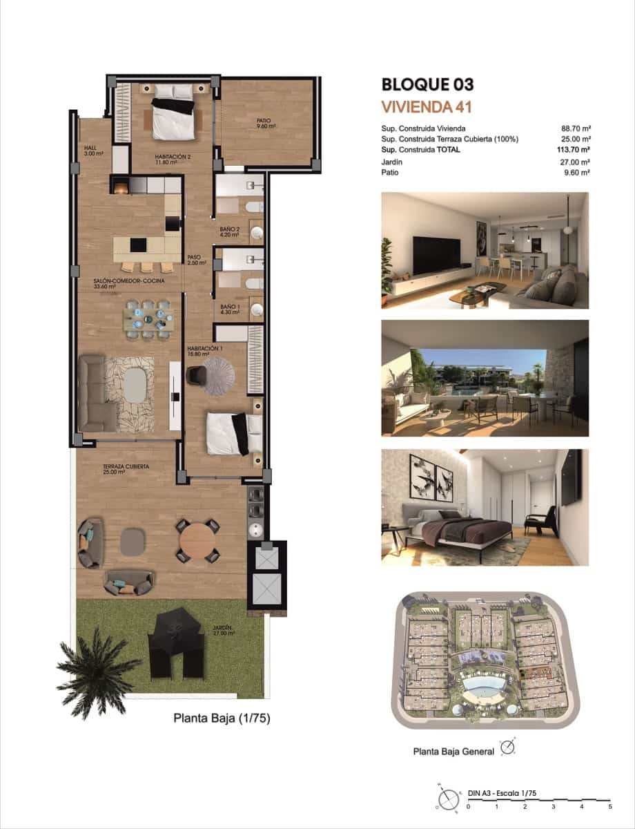 2 bedroom Apartment for sale in Monforte del Cid with garage - € 305,000 (Ref: 9734072)