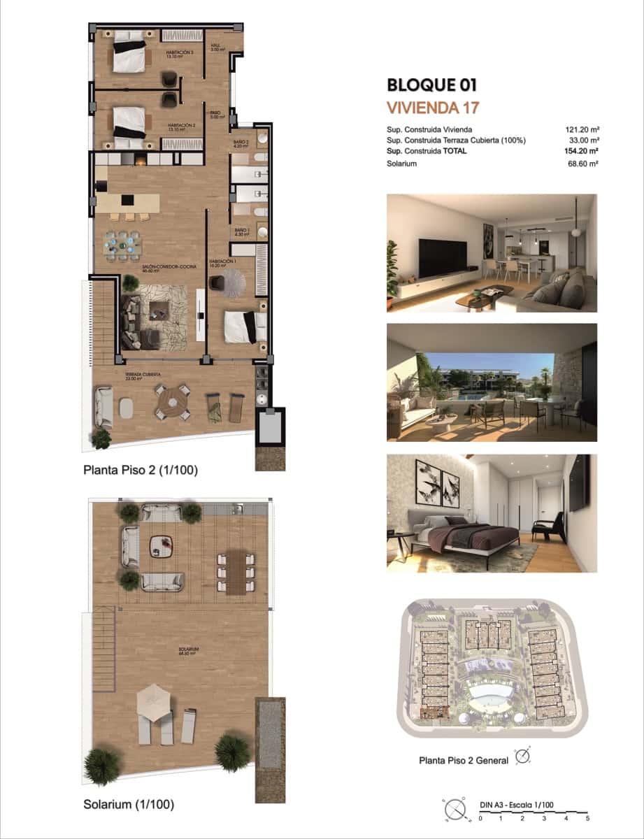 Apartamento de 3 habitaciones en Monforte del Cid en venta con garaje - 495.000 € (Ref: 9734084)